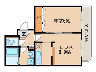 サンクラ－ジュ山科駅前の物件間取画像